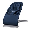 image:imageErgobaby Evolve 3in1 Bouncer Seat for Babies and Toddlers 5525 lbs  Multi Position Baby Rocker Seat with Adjustable Heights Secure Harness Newborn Insert Mesh CreamMidnight Blue